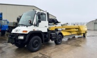 Mercedes Unimog U400 with Danline Runway Sweeper Mercedes Unimog U400 with Danline Runway Sweeper